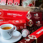 Christmas Blend Café de noël notes de marrons épices et vanille 100% Arabica capsules compatibles Nespresso® home compost boîte de 10 capsules