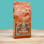 Café de Pâques grains chocolat et praliné bio 100% Arabica 250g