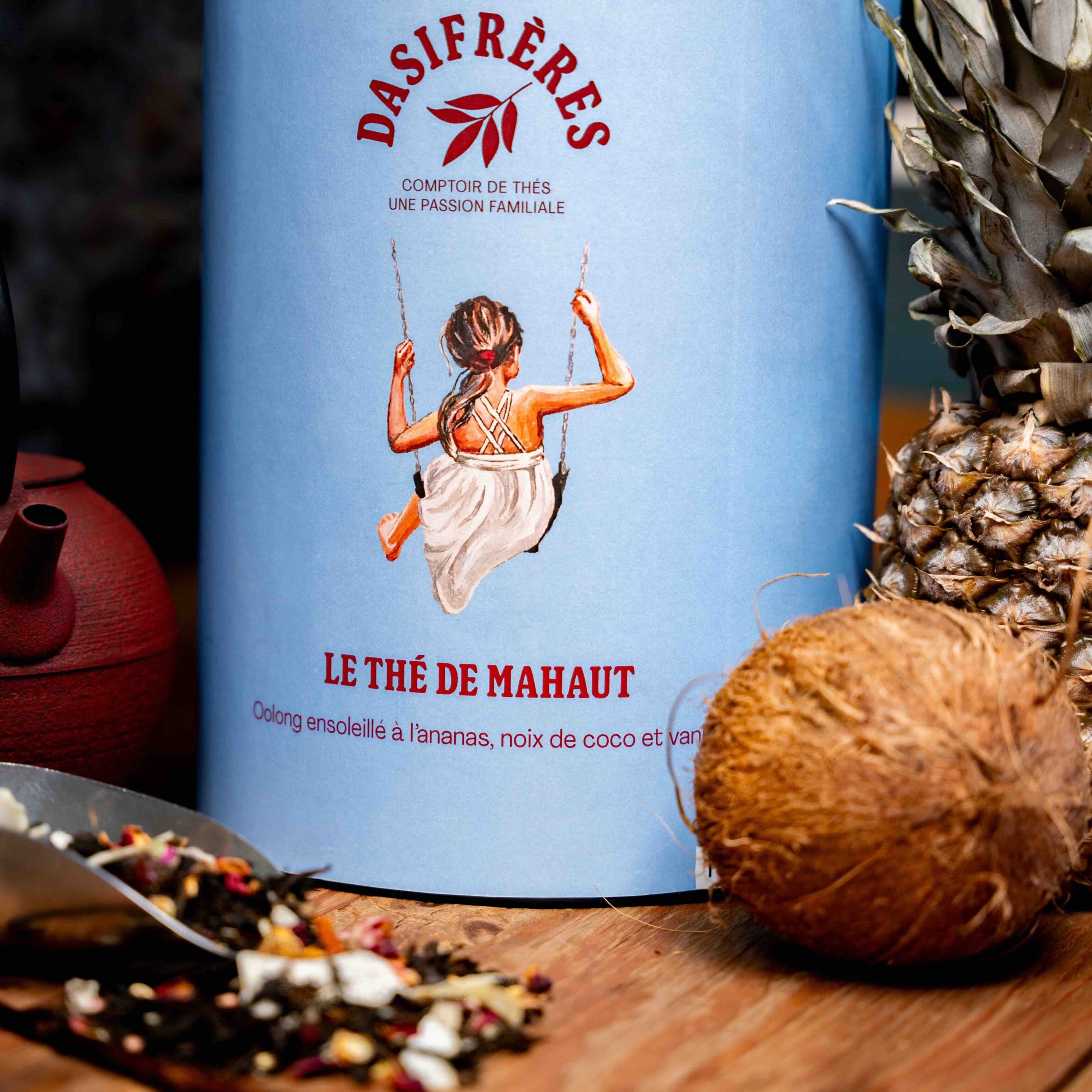 Le thé de Mahaut oolong à l'ananas noix de coco et vanille vrac