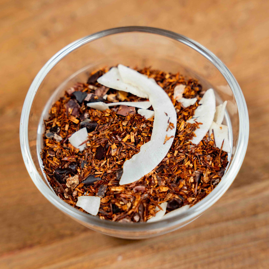 Bounetea rooibos gourmand et exotique au chocolat et à la noix de coco vrac