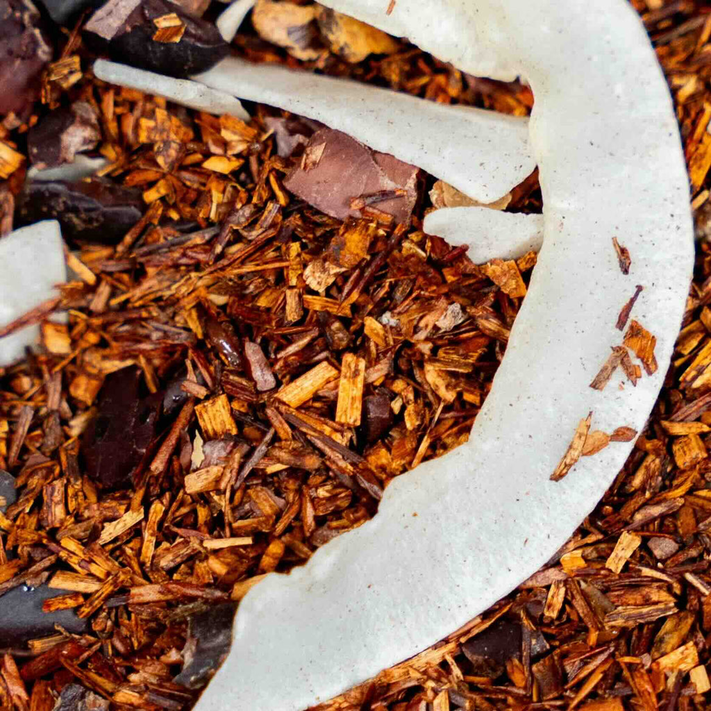 Bounetea rooibos gourmand et exotique au chocolat et à la noix de coco