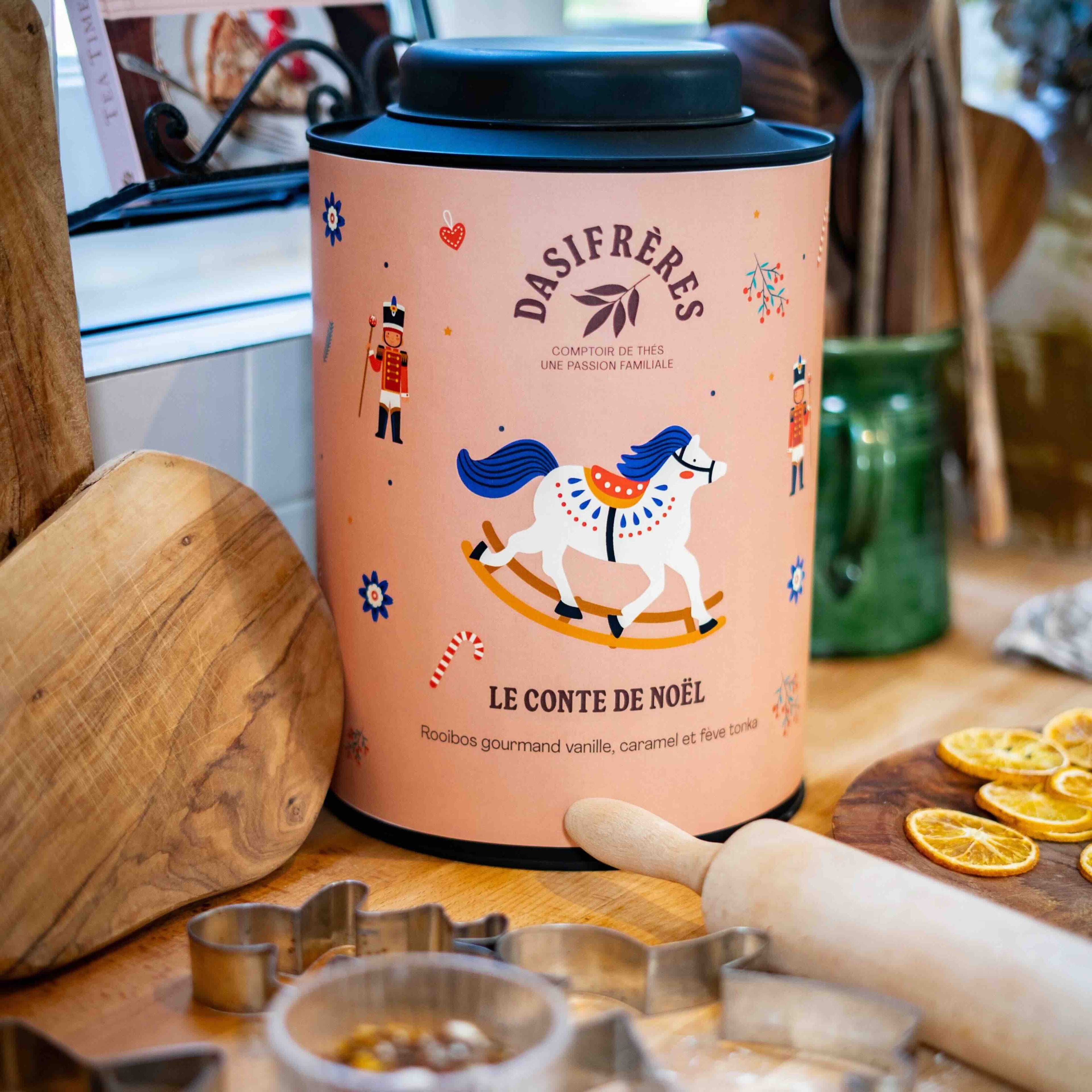 Le Conte de Noël rooibos gourmand à la vanille caramel et fève tonka vrac