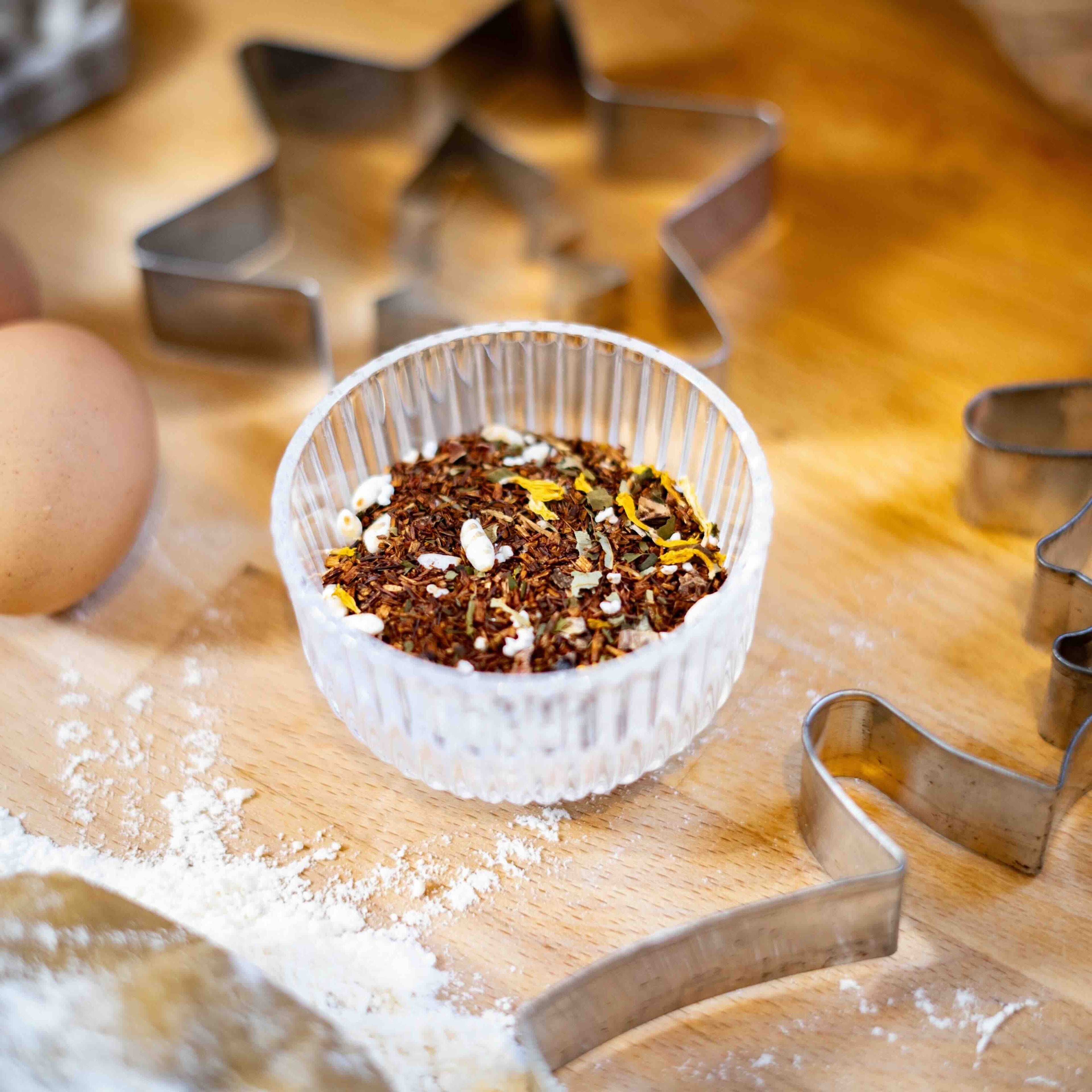 Le Conte de Noël rooibos gourmand à la vanille caramel et fève tonka vrac