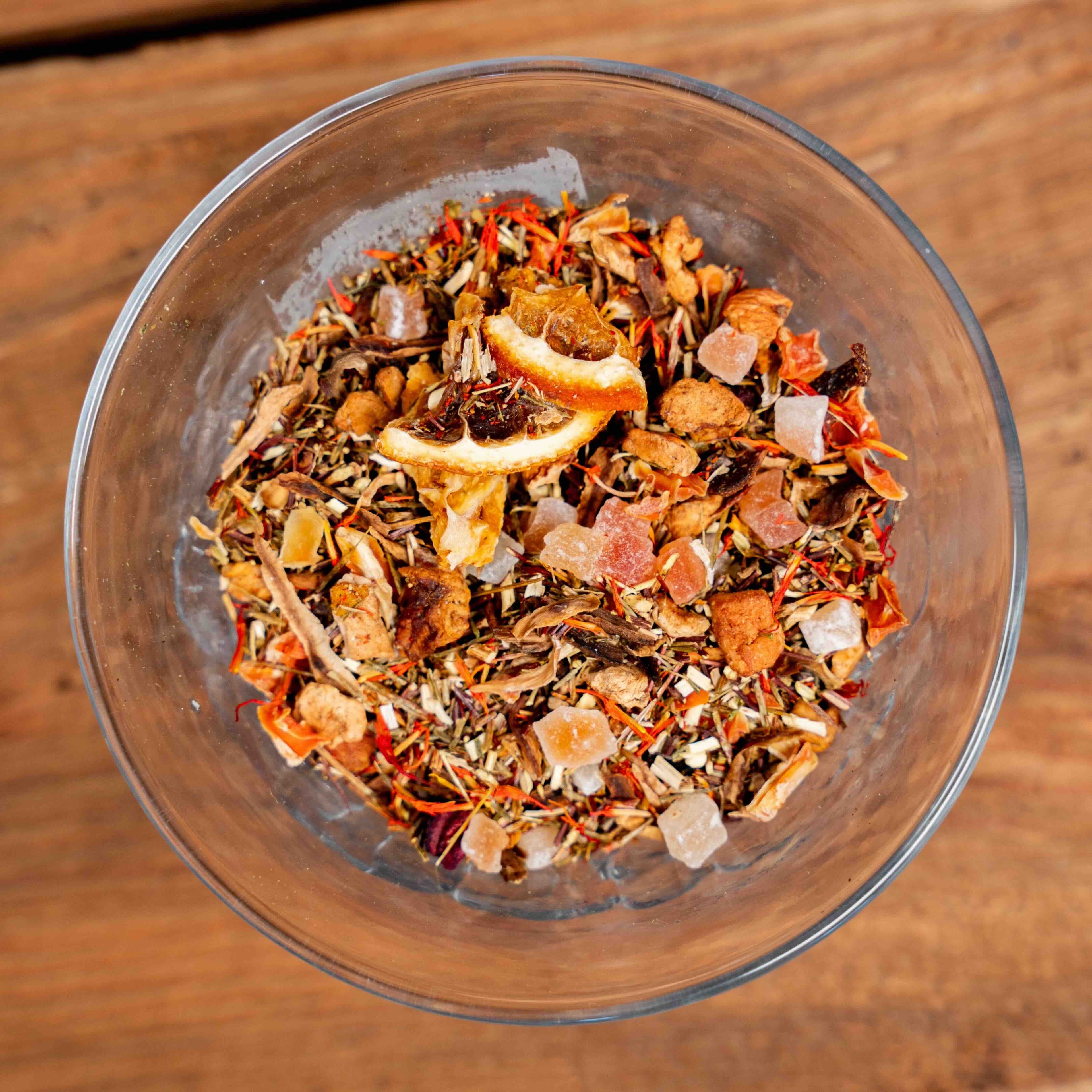 Santa May Rooibos vert fruit de la passion citron vert vrac