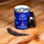 Petit-Déjeuner BIO Thé noir corsé boîte métal 100g réutilisable double couvercle papier washi
