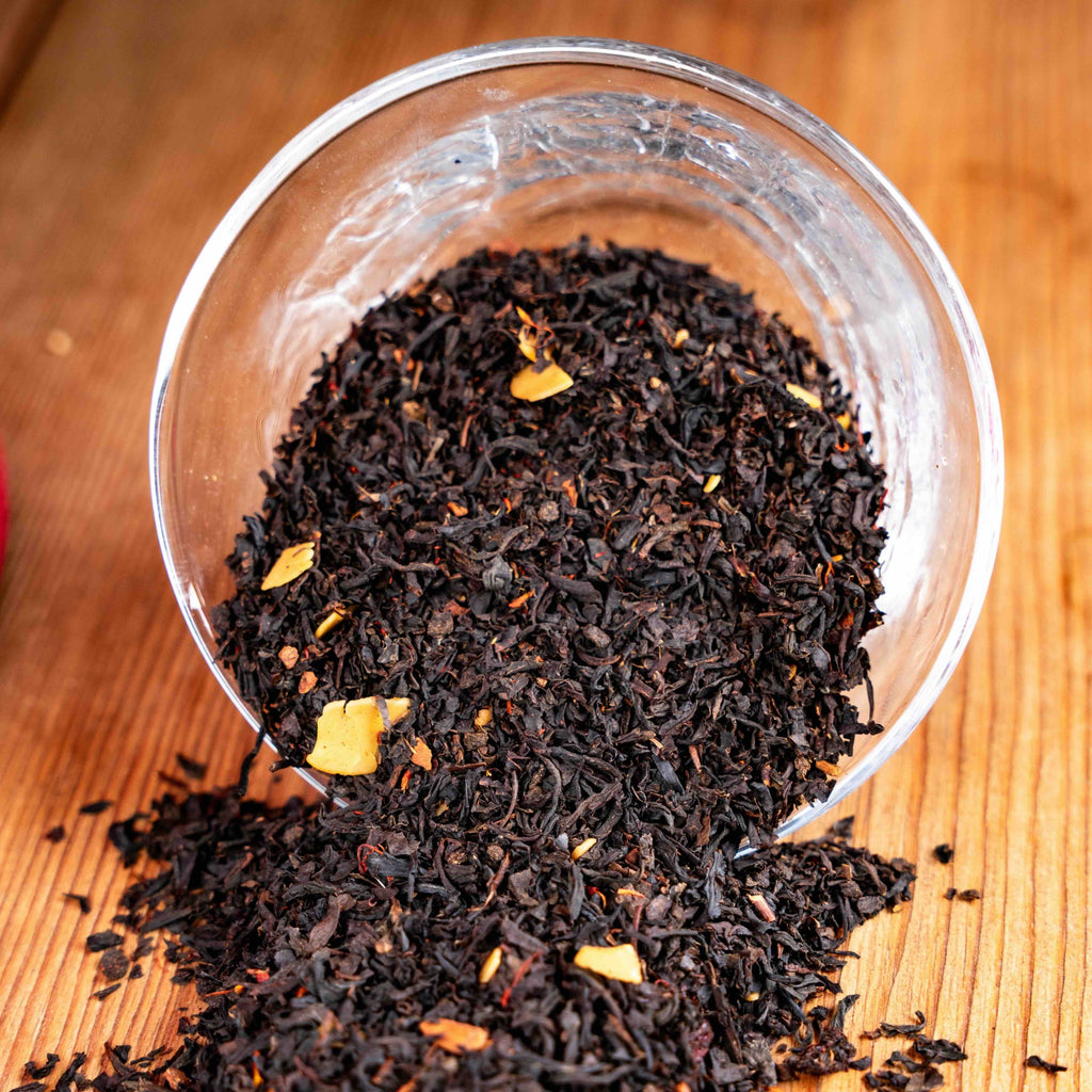 Cerise Amandine thé noir à la cerise et aux amandes vrac