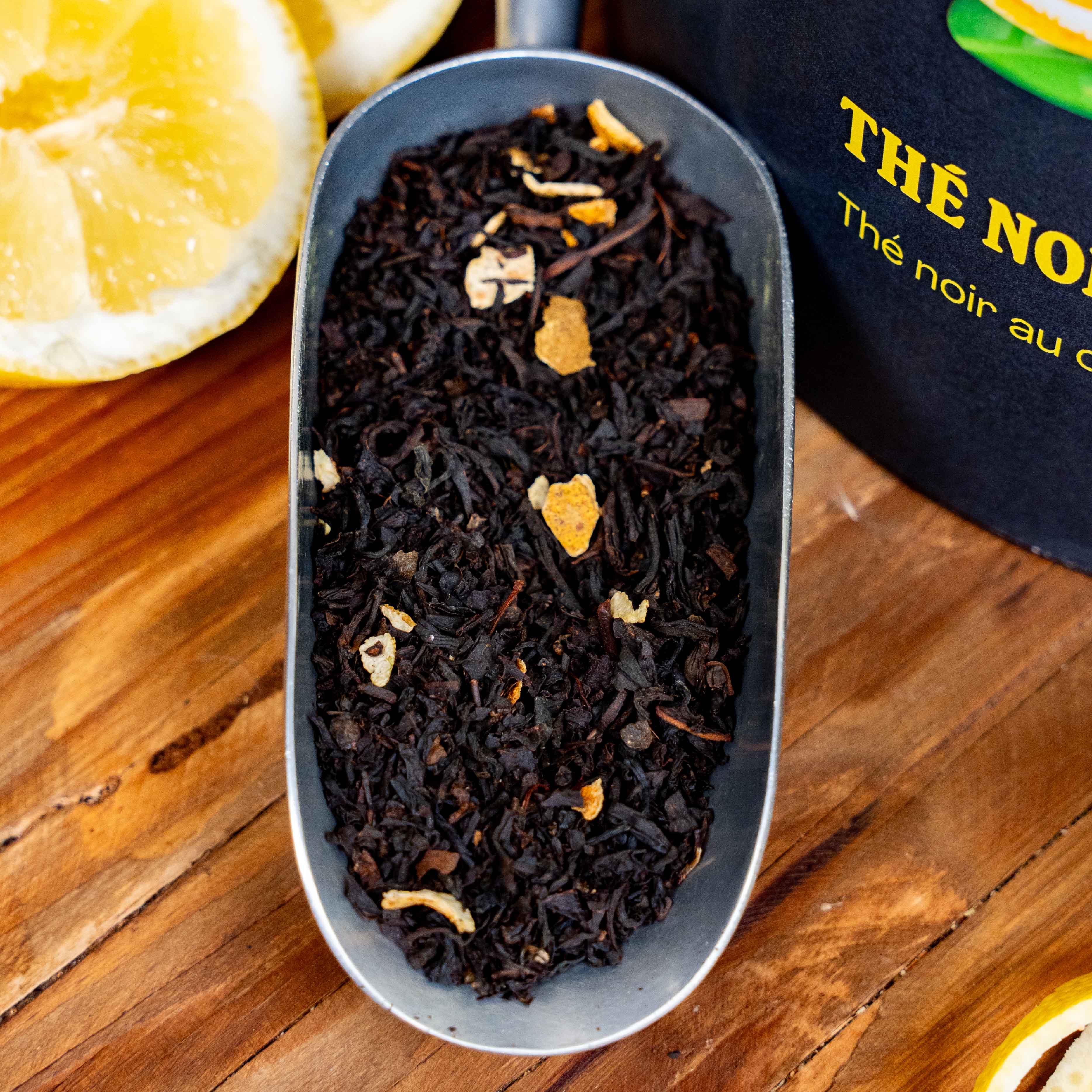 Thé noir au citron