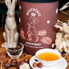 Lapin de Pâques thé noir chocolat et fèves de cacao vrac
