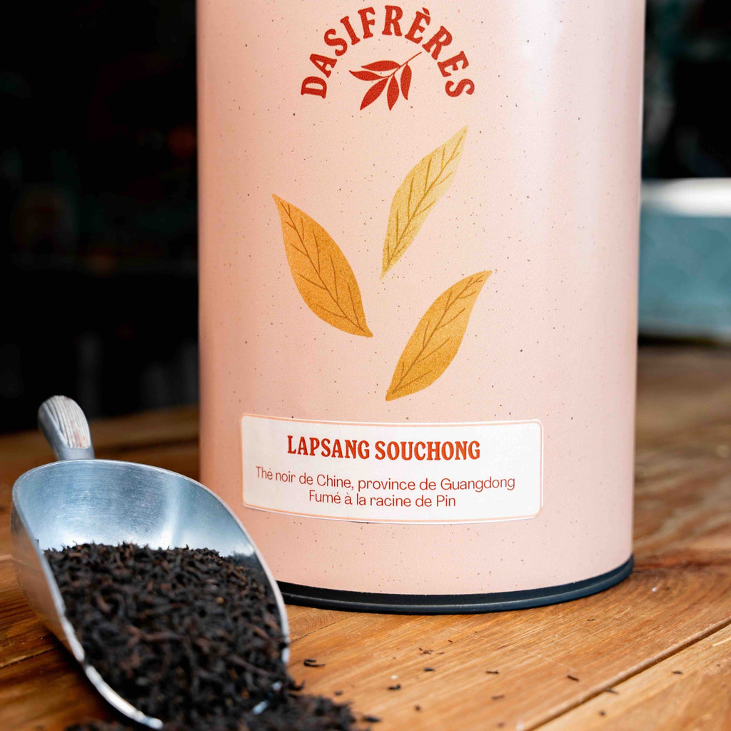 Lapsang Souchong thé noir fumé à la racine de pin vrac