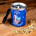 Songe d’une nuit d’été Tisane verveine citronnée et agrumes boîte métal 70g réutilisable double couvercle papier washi